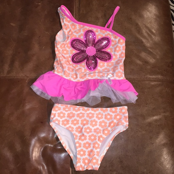 Little girls two piece bathing suit - Picture 1 of 3